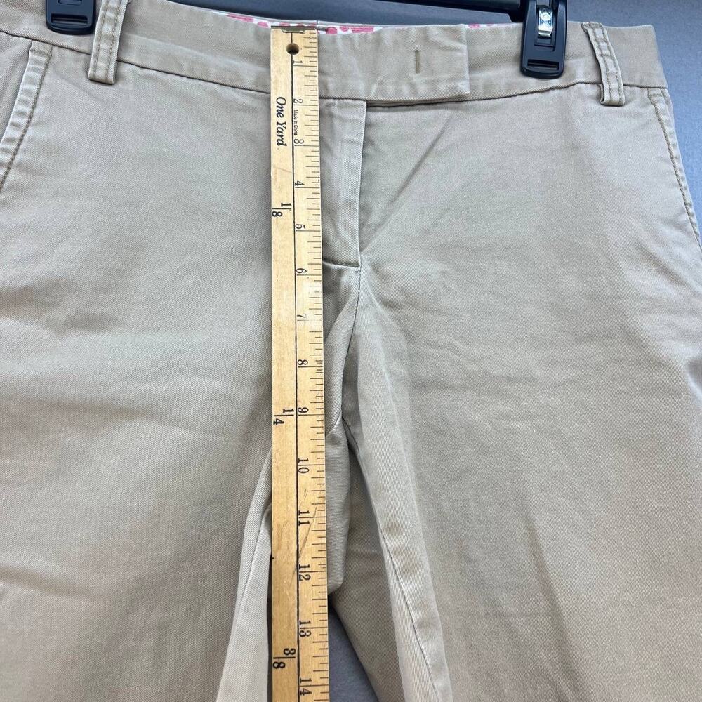 J. Crew Women's City Fit Khaki Chino Shorts Size 6 Stretch - Picture 4 of 10
